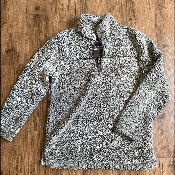 Jackets & Blazers - Women’s Grey Sherpa jacket